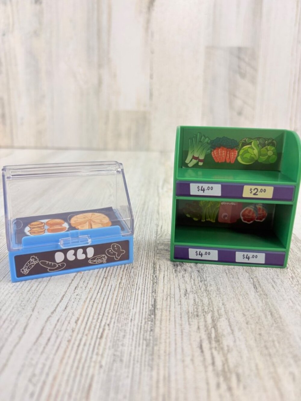 Bluey Grocery Store Food Shelves Deli Case Figure Playset NEW